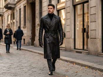 Virello  Imperial Leather Trench  (Private Collection)