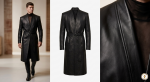STRUCTURED LEATHER ROBE10