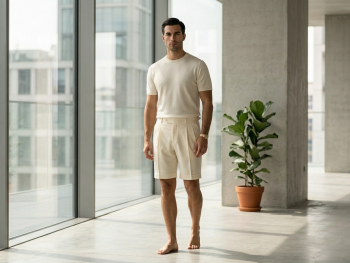 PURE LIGHT Short  Cachemire