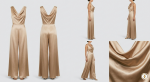 sorvea LIQUID SATIN DRAPE JUMPSUIT0a